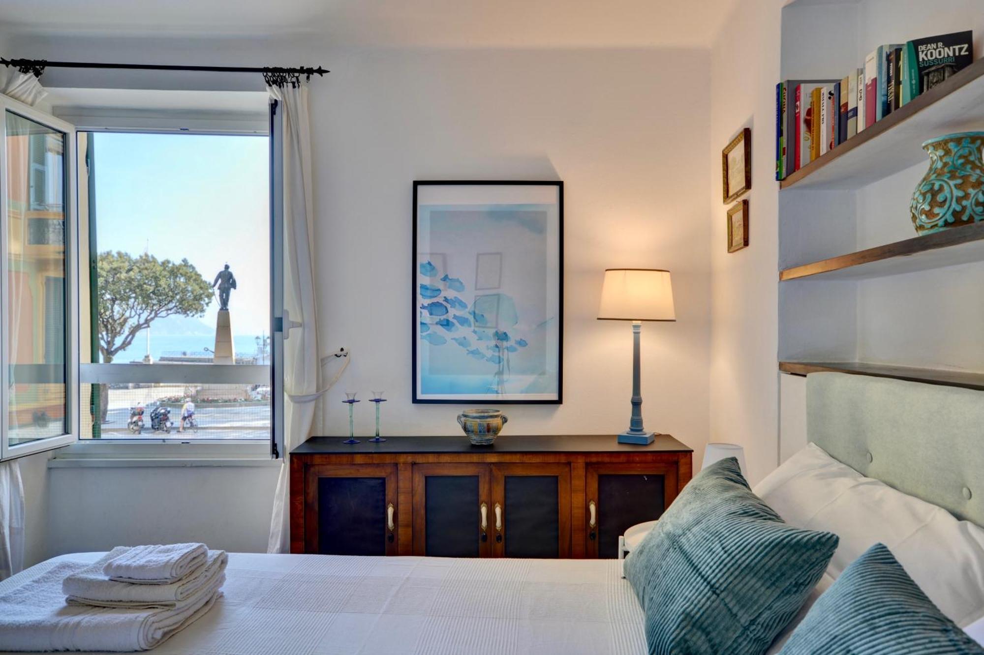 דירות סנטה מרגריטה ליגורה Balcony Sea View מראה חיצוני תמונה